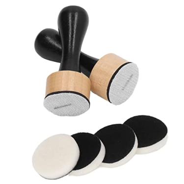 Imagem de RiToEasysports Pincel de Mistura, Conjunto de Ferramentas de Mistura de Tinta Com 2 Alças e 4 Esponjas Redondas para Transições Suaves Em Papel Cartão, Artesanato DIY, Aplicador de Espuma Eficiente para Scrapbooking e Cartão