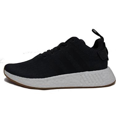 Imagem de adidas Originals Tênis de corrida masculino NMD_r2, Utilitário preto/preto utilitário, 14
