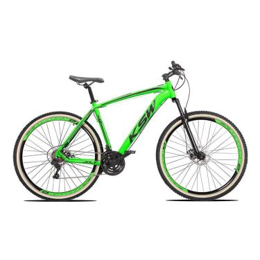 Imagem de Bicicleta Aro 29 KSW 2x9V Freio Hidráulico Trava Guidão
