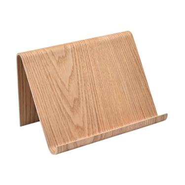 Imagem de Ysyqkn Suporte para Celular, Suporte para Smartphone, Suporte de Mesa Robusto em Madeira, Suporte Simples E para Celular E Tablet, Ideal para Casa