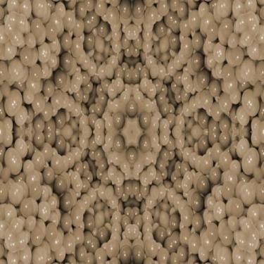 Imagem de Quadro Decorativo Abstrato Colorido com Padrão Simétrico para Parede Moderno 30x30cm