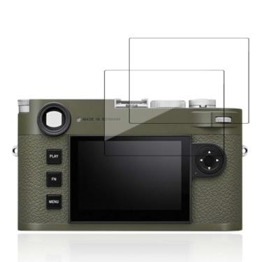 Imagem de NOUKAJU Protetor de tela para Leica M11-P Safari, vidro temperado HD, dureza 9h, arranhões, anti-impressão digital, protetor de filme de vidro temperado para câmera Leica M11-P Safari [2 unidades]
