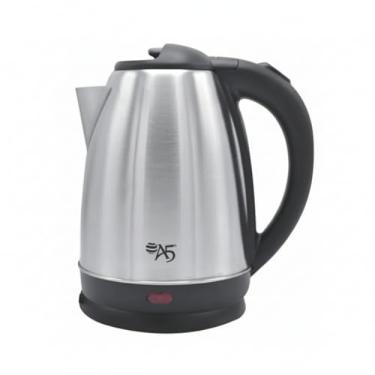 Imagem de Chaleira Elétrica Inox 1,8 Litros, 110V, 1000W, Aquecimento Rápido, Desligamento Automático, Base Giratória – Ferve Água em Minutos