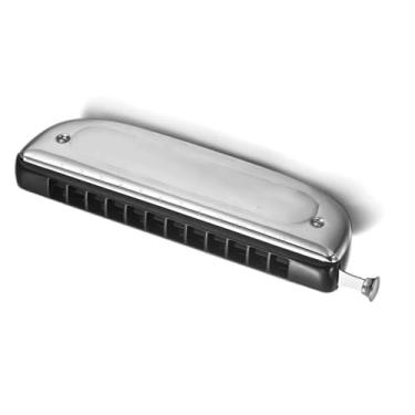 Imagem de Gaita cromática profissional com 12 furos C chave gaita 48 tons harpa requintado instrumento musical