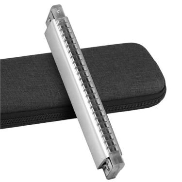 Imagem de Gaita polifônica profissional para iniciantes com 24 furos chave C