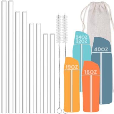 Imagem de NiHome Pacote com 8 canudos de substituição para garrafa de água Owala
