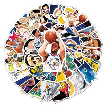 Imagem de Pacote de adesivos Currys Basketball Superstars Anime Water 50 unidades