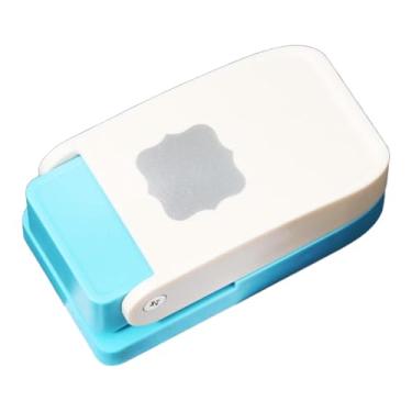 Imagem de shamjina Perfurador de Papel Artesanal com Formatos para Scrapbook, Ideal para Crianças - Perfurador de Papel Pequeno e Mini Cortador para Criação de Cartões, Moldura Quadrada