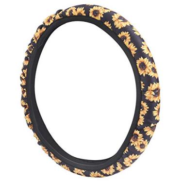 Imagem de Ainoli Universal AntiSlip Dustproof Neoprene Auto Car Volante Capa Decoração Interior (2205)