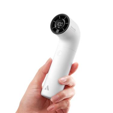 Imagem de Aecooly Ventilador portátil portátil, mini ventilador turbo potente, aero de alta velocidade de 15.000 RPM, tempo máximo de resfriamento de 8H, bolso de 4 velocidades, recarregável, pessoal, pequenos