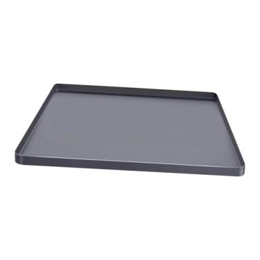 Imagem de Ｂｅｓｇａ Tapete para mini geladeira, bandeja de silicone para gotejamento, protetor de piso para pequenos eletrodomésticos, Cinza 60x60x1.5cm