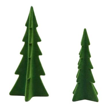 Imagem de oshhni 2x Enfeites de Árvore de Natal, Acessórios Decorativos, Adereços para Fotos, Enfeite de Mesa para Lareira, Casa, Festas e Quarto, árvore