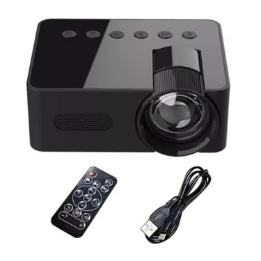 Imagem de Mini projetor atualizado, projetor de vídeo HD 1080p Home Theater para smartphone e laptop HDMI