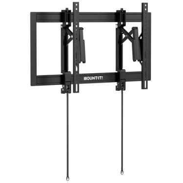 Imagem de Mount-It! Suporte de parede de TV inclinável extensível avançado para TVs de 37 a 90 polegadas, suporte resistente de baixo perfil de 5,3 cm com extensão de 17,3 cm, inclinação e giro, VESA até 600 ×