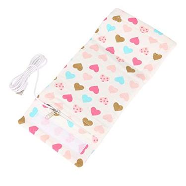 Imagem de Generic Capa Portátil para Aquecedor de Mamadeiras Infantis para Viagem, Solução Perfeita para Aquecer Mamadeiras Com Segurança No Carro, Compatível Com Vários Dispositivos USB (Em forma de coração)