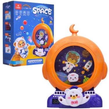 Imagem de Brinquedo Infantil Ursinho Roda Gigante Pega Bolinhas Diversão Com Luz