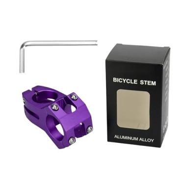Imagem de Mesa de Bicicleta MTB/Estrada CNC Bridge Short Power Downhill 31.8mm para Escalada e Acessórios(PURPLE)