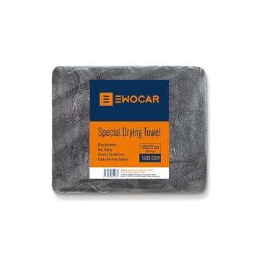 Imagem de Ewocar Toalha de secagem Twisted Loop 1600GSM 71.1 cm x 101.6 cm – Toalha de secagem de carro de microfibra ultra grossa, super absorvente, livre de arranhões, macio e reutilizável pano de detalhe