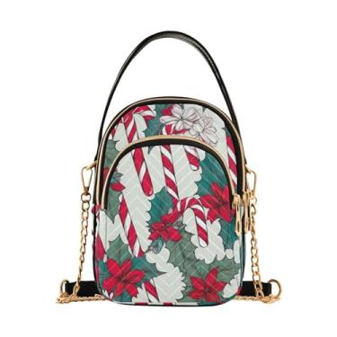 Imagem de Bolsa tiracolo feminina de outono para designers, bolsa de ombro transversal, bolsas transversais elegantes para viagens, Bengala doce em branco-4, One Size