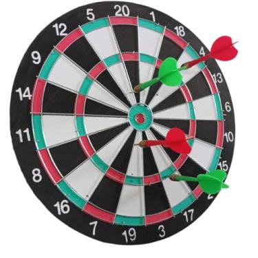 Imagem de Jogo De Dardos Dupla Face Tiro Ao Alvo Dardos com Ponta de Ferro