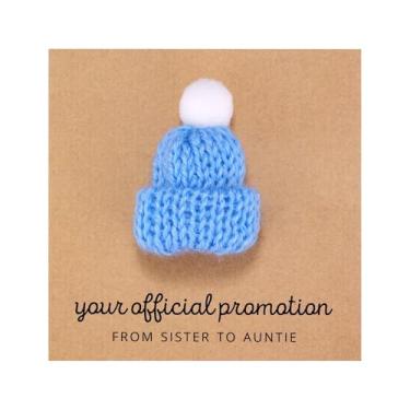 Imagem de Ukodnus Presentes de tia para irmã, anúncio de gravidez para tia - De irmã a tia, presente de revelação de gênero para tia, presente de melhor amigo promovido a tias, cartão promovido a tia