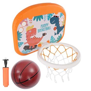 Imagem de Generic Brinquedo Eletrônico Bonito do Placar da Cesta de Basquete Interna Dos Desenhos Animados das Crianças para a Parede Sala, Material ABS