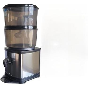 Imagem de Bebedouro Filtro Para Água Inox Base De Barro Vela (Filtro 6L)