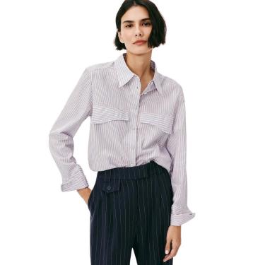 Imagem de Camisa Feminina Hering Manga Longa Listrada-Feminino