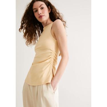 Imagem de Regata Feminina Acinturada Com Franzido-Feminino