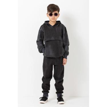Imagem de Conjunto Moletom Grosso Infantil Menino Inverno Lessa J0019-Masculino