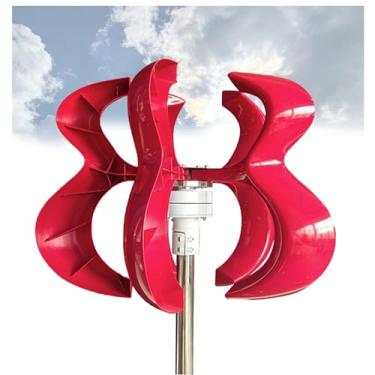 Imagem de Kit De Gerador EóLico De Eixo Vertical De 300 W, Gerador De Turbina EóLica, Gerador De Energia EóLica Com Controlador Para ResidêNcias, Fazendas, Trailers E Barcos