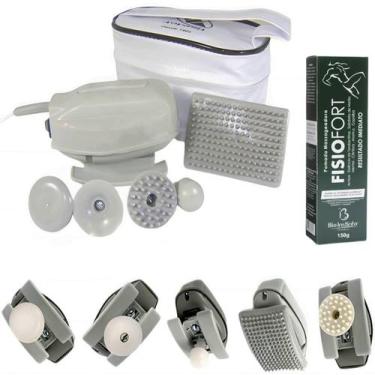 Imagem de Massageador Elétrico Corporal TH Aoyama 220v + Gel Fisiofort, 110V