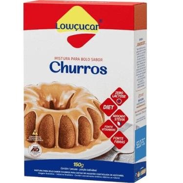 Imagem de Mistura para Bolo Zero Açúcar Churros Lowçucar 150g - Lowçúcar