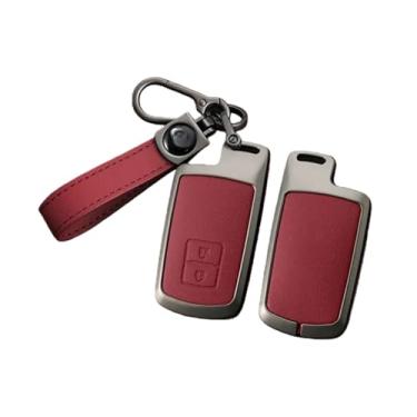 Imagem de Capa protetora para chave de carro em liga de zinco compatível com Toyota Auris Camry RAV4 Avalon Yaris Verso 2012 2013 2014 2015 2016 2017 2018(S-red ring)