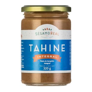 Imagem de Tahine Integral 320g | 100% Natural, Vegano, Sem Glúten e Sem Lactose | Fonte de Fibras e Cálcio | Moído em Pedra – Sésamo Real
