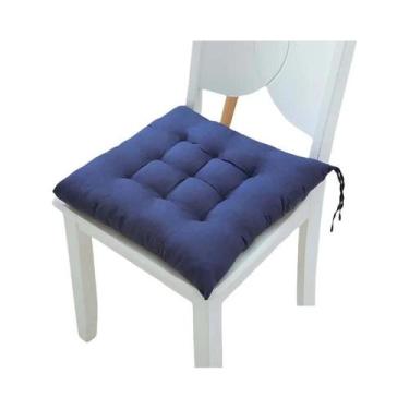 Imagem de Almofada De Cadeira De Algodão Macio Em Peça Única, Tapete Quadrado Ac