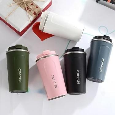 Imagem de Copo De Café Térmico Com Temperatura Aço Inox Dupla Camada 510ml Café Chá Suco- COPO COFFEE(aleatorio/com digital)