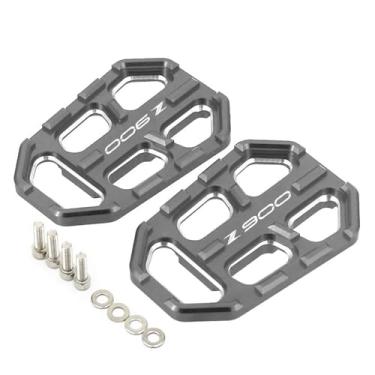 Imagem de Anti-derrapante Acessórios para motocicleta, pedais para z900 z900se z900rs, apoio para os pés, ampliador(Gray A)