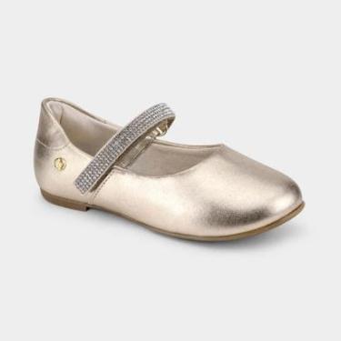 Imagem de Sapatilha Infantil Bibi Ballerina Kids Dourada-Feminino