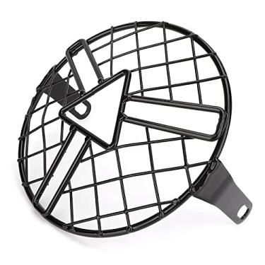 Imagem de Naroote Grade Resistente para Proteção de Farol de, para Motocicleta Cg125 Gn125 5.75", Ajuste Perfeito para Motociclistas