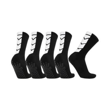 Imagem de Meias Esportivas Unissex Antiderrapantes, 5 Pares Para Corrida, Ciclis