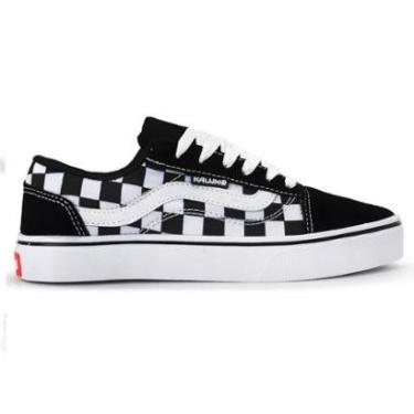 Imagem de Tênis Feminino Casual O.L.D Tradicional Skate Casual Sola Reta-Feminino