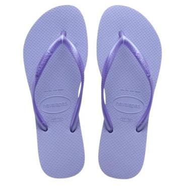 Imagem de Chinelo Havaianas Slim Basic Cor:Brisa LilásTamanho:43/44, Brisa lilás