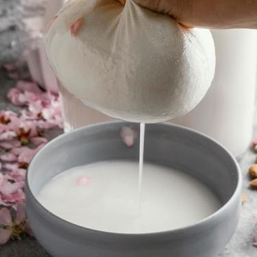 Imagem de Pacote com 4 gazes, pano de queijo com bainha de 50 x 50 cm para coar, coador de algodão não branqueado reutilizável para cozinhar, assar, fazer sucos e fazer queijos (grau 100)