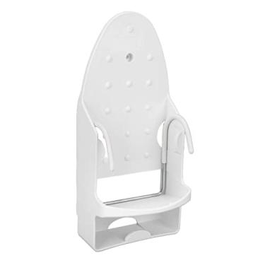 Imagem de Suporte para Ferro Elétrico Heat 2 em 1 Rack de Tábua Passar a Montado na Parede com Gancho Casa Banheiro