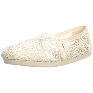 Imagem de TOMS Tênis feminino Alpargata Eco Dye Slip-On, Tecido de crochê marroquino natural, 38