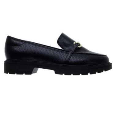 Imagem de Mocassim Feminino Loafer Tratorado Beira Rio 4283.104 Preto-Feminino