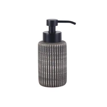 Imagem de KEG801302 Dispensadores de sabonete, dispensador de sabão de cerâmica, espuma para lavagem facial, dispensador de espuma, frasco vazio para cozinha, banheiro (cinza)