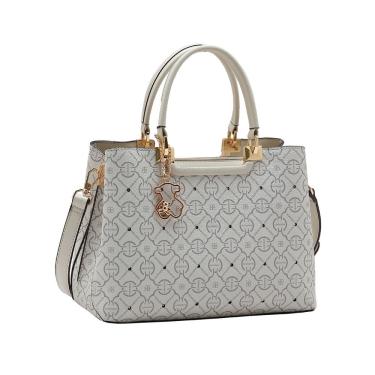 Imagem de Bolsa Feminina Chenson Classic Cristal - Alça de Mão - Bege 3485357