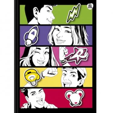 Imagem de Caderno Dos Rosa Emily Vick Brochura 80 Folhas Escolar (DD)